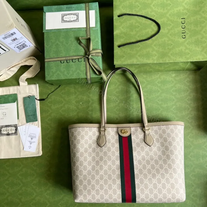 View 1 of Gucci GG Supreme Ophidia Medium
