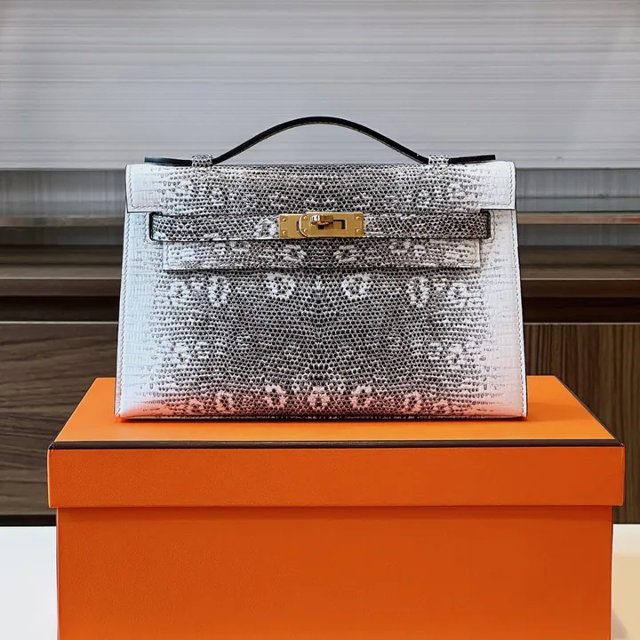 View 1 of Hermes Constance Omber Genuine Lizard leather Gold Hardware