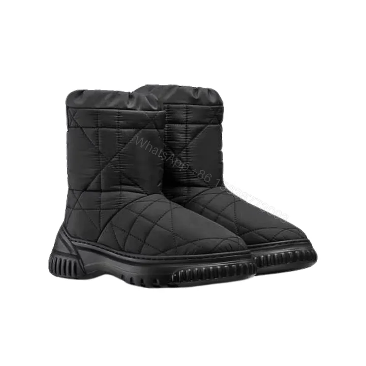 View 1 of DIOR FROST ANKLE BOOT BLACK QUILTED NYLON BLACK