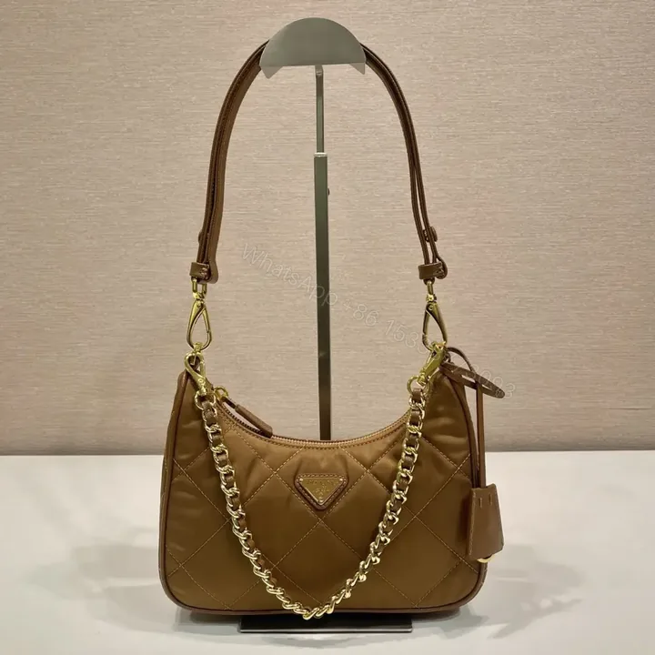 View 1 of 高仿Prada*RE-Nylon系列1BC204單肩包棕色免檢版