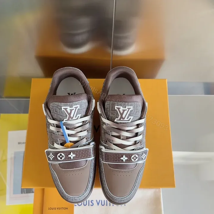 View 1 of Patterned Texture Sneaker â€” LV Details, All-Day Comfort, Streetwear Style