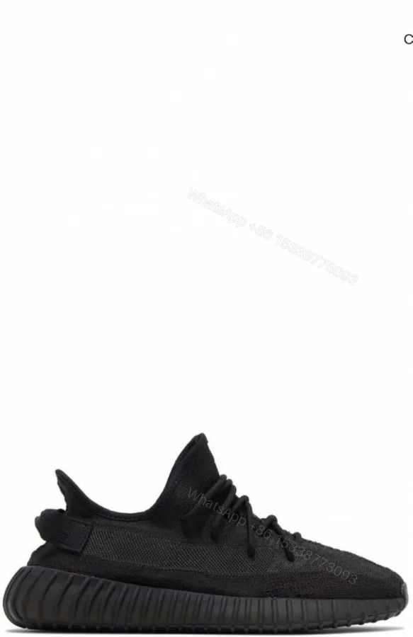 View 1 of First Copy Adidas Yeezy Boost 350 V2 Black Red Men’s Sneakers