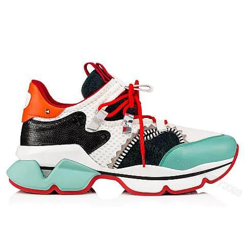 View 1 of CHRISTIAN LOUBOUTIN RED- RUNNER SNEAKER – CL53
