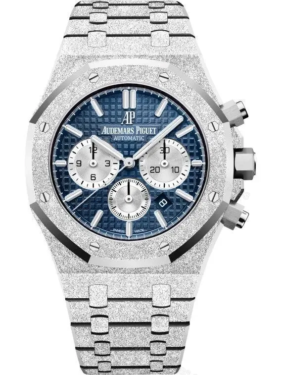 View 1 of AUDEMARS PIGUET 👉🏽 For Men 👉🏽 Royal oak Frosted chronograph 26239BC.GG.1224BC.02 👉🏽 7AA Premium Quality