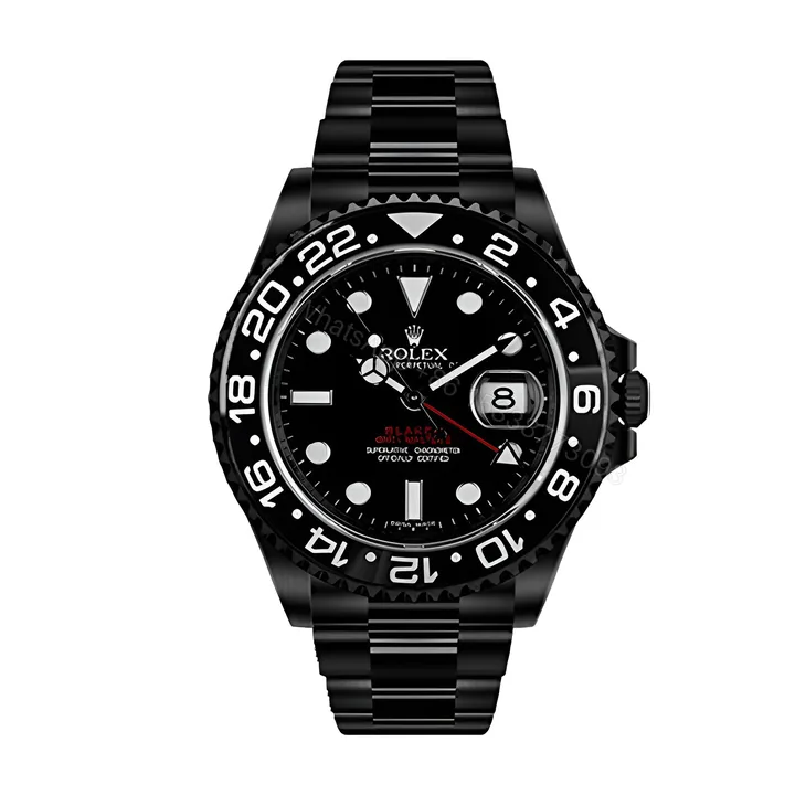 View 1 of Rolex Blaken GMT-Master II Single Red Replica