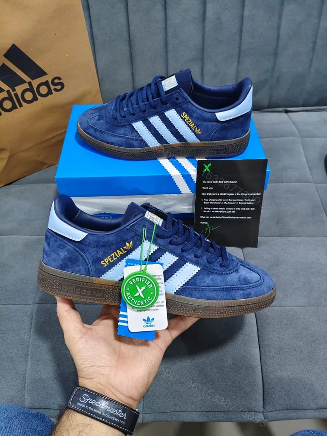 View 1 of FIRST COPY ADIDAS HANDBALL SPEZIAL NAVY SHOES