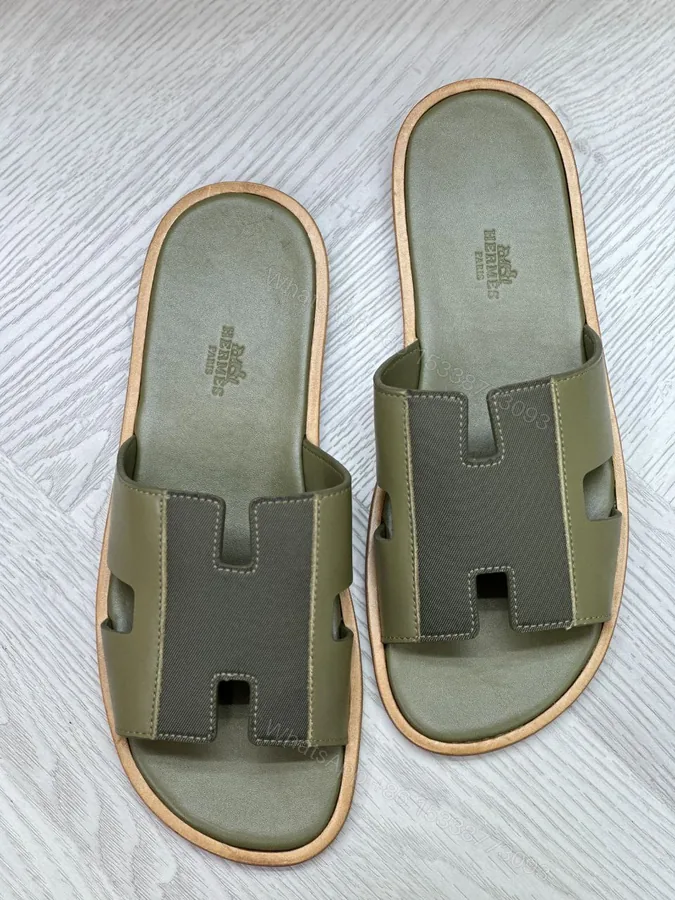 View 1 of Luxury Men’s Leather Sandals Hermes