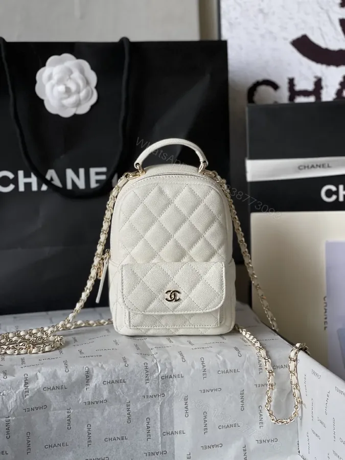 View 1 of Quilted Mini Bag: Gold Chain, Compact Luxury, Versatile