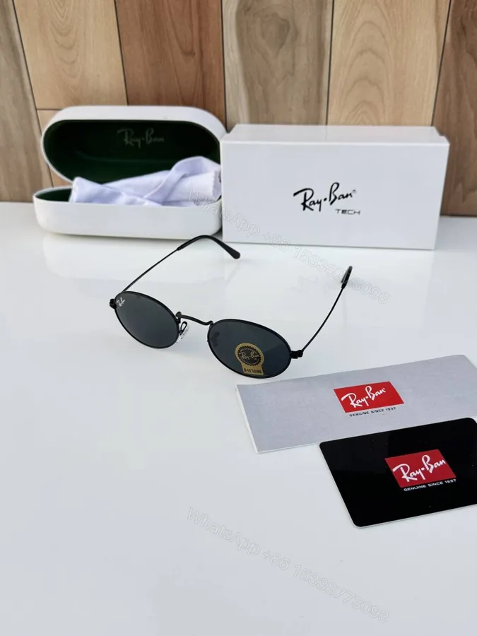 View 1 of First Copy RayBan 3547 Black Sunglasses