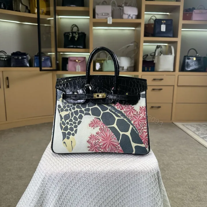 View 1 of Hermes Touch Birkin 25cm Black Crocodile Leather Gold Hardware