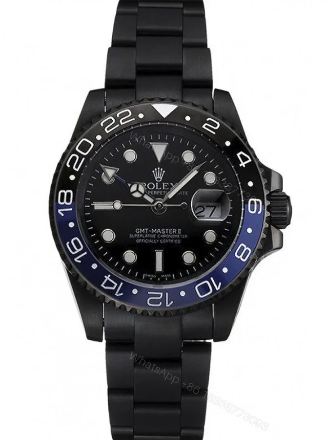 View 1 of Replica Rolex GMT-Master II Black Dial PR18239 Superclone