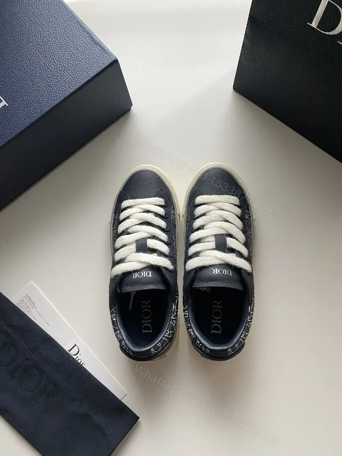 View 1 of Textured Leather Low-Top Sneakers: Luxe Pattern, Comfortable Fit