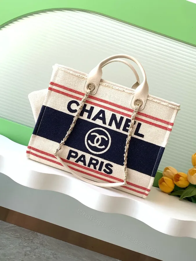 View 1 of Bold Stripes Canvas Tote: Chic, Durable, Versatile Tote