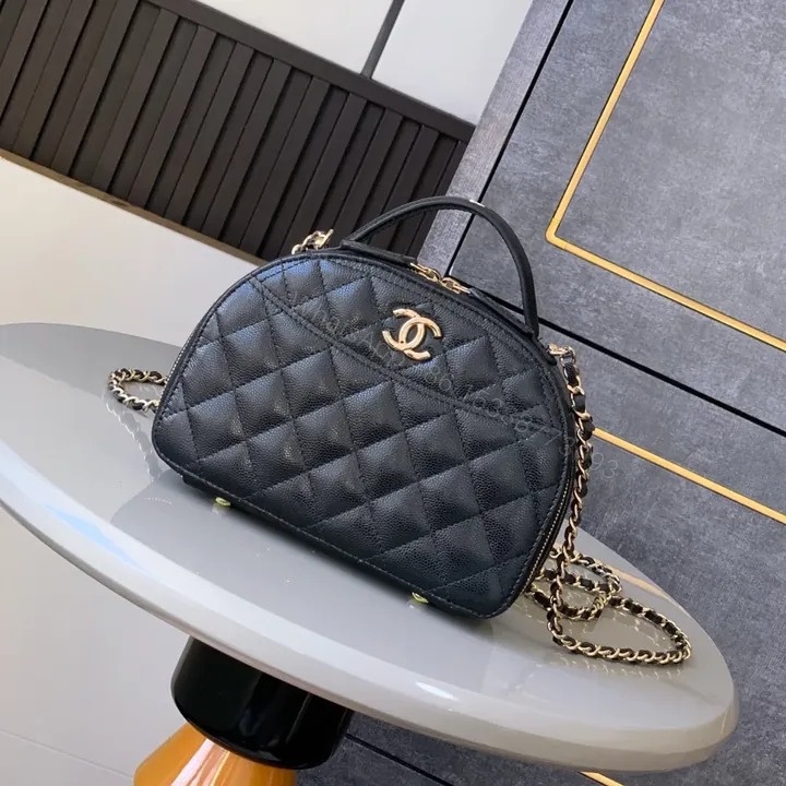 View 1 of Chanel Matelasse Black Shoulder Bag Leather