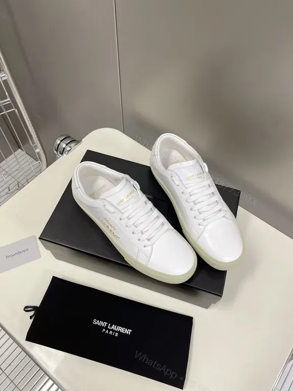 View 1 of Minimalist White Leather Sneakers â€” All-Day Comfort, Luxe Design