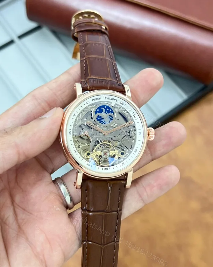 View 1 of Patek Philippe 7AA Rosegold Tourbillon Automatic 40mm