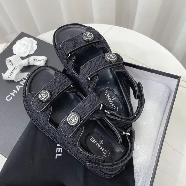 View 1 of Patterned Textured Sandals with Signature Hardware Edge