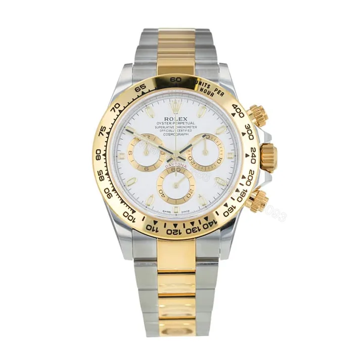 View 1 of Rolex Daytona 16520 Super Clone: 40mm Steel White Floating Cosmograph Dial