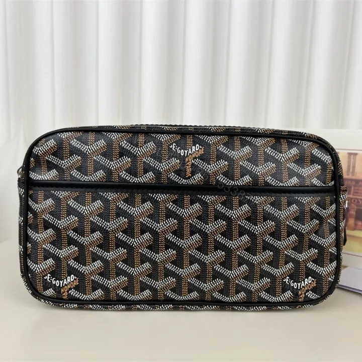 View 1 of 高仿Goyard*CAPVEP5相機郵差包黑色小號免檢版