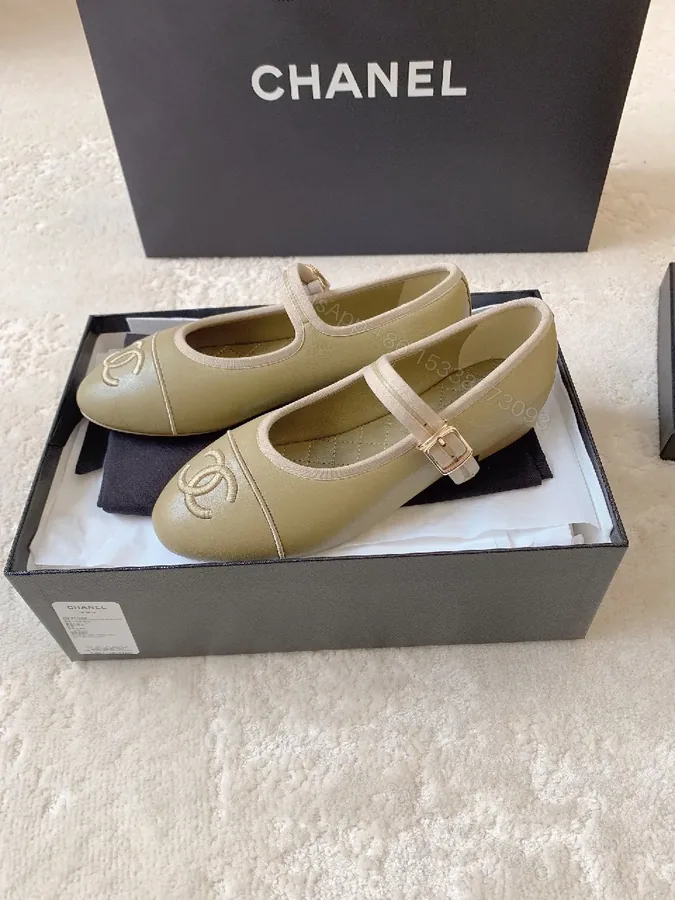 View 1 of Taupe Leather Ballet Flats — Subtle Luxury, All-Day Comfort