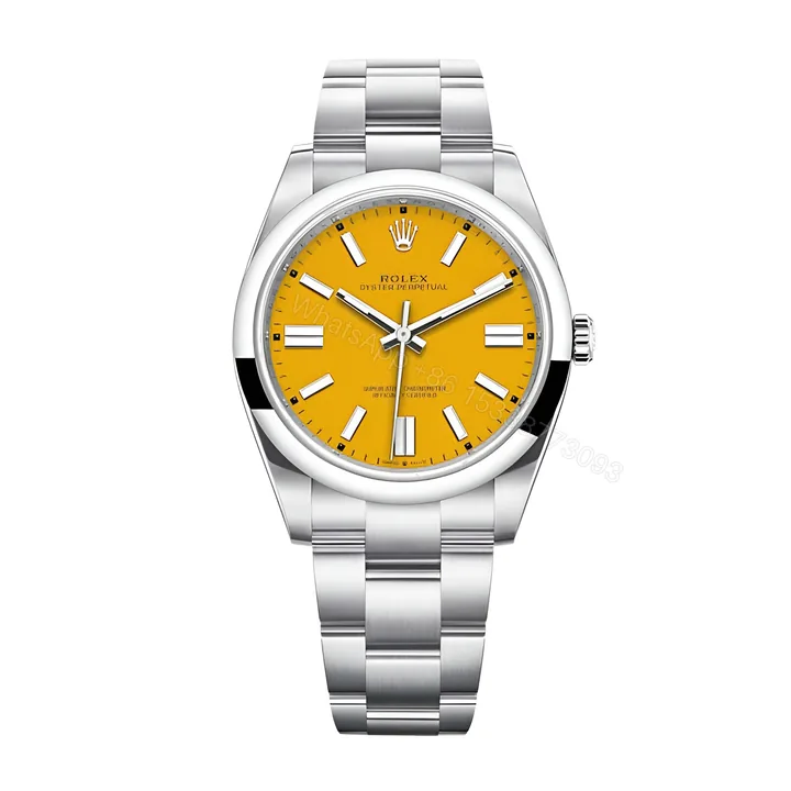 View 1 of Rolex Oyster Perpetual Orange Dial 124300-0004 Replica