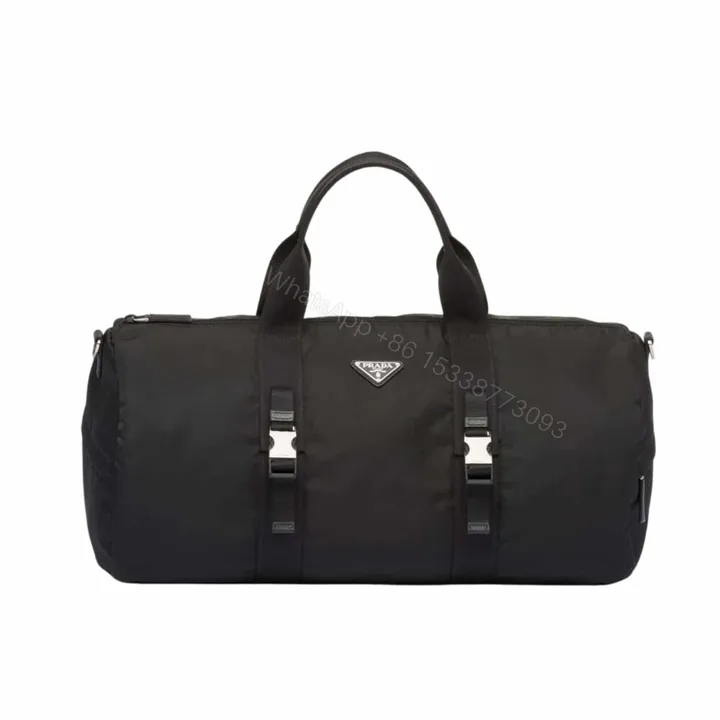 View 1 of Prada Re Nylon And Saffiano Duffle Bag 50Cm