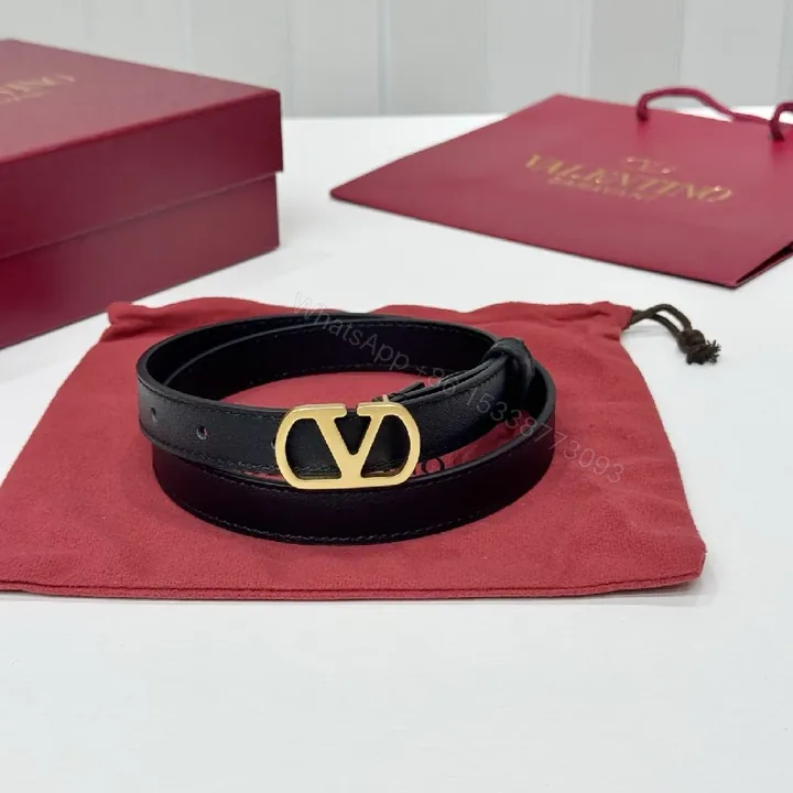 View 1 of Chic Black Leather Belt with Gold Buckle—Minimal Lux Belt