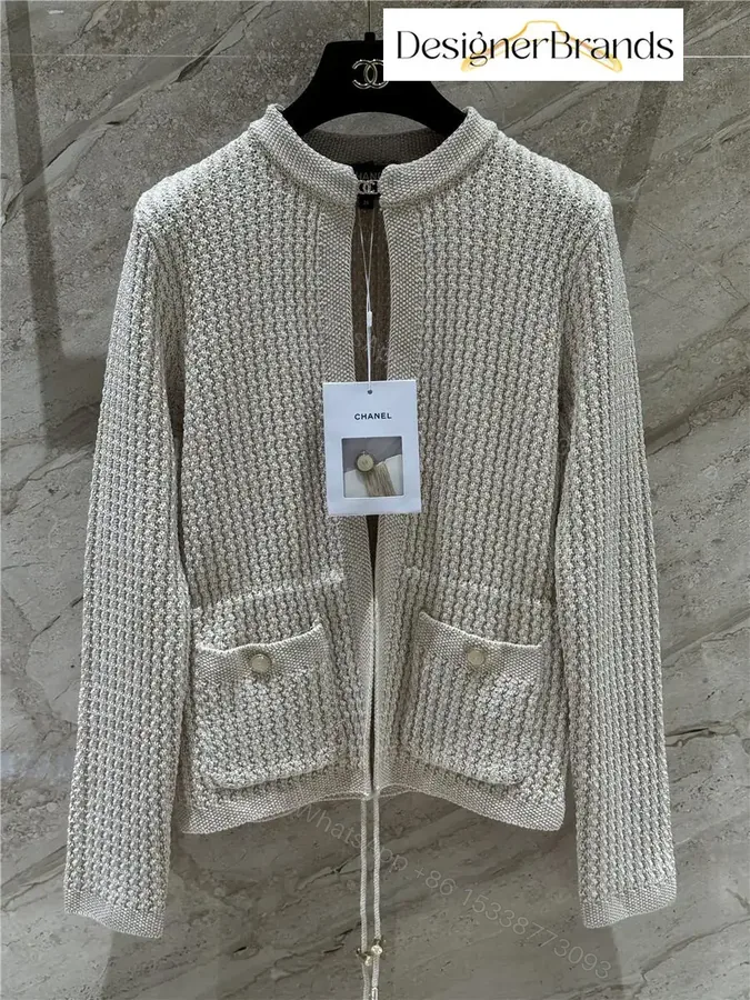 View 1 of Textured Knit Cardigan: Everyday Luxe with Practical Details