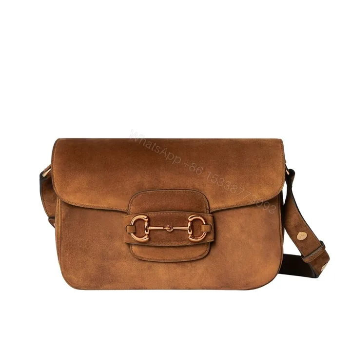 View 1 of Gucci Horsebit 1955 Aura Small Shoulder Bag Brown 26Cm