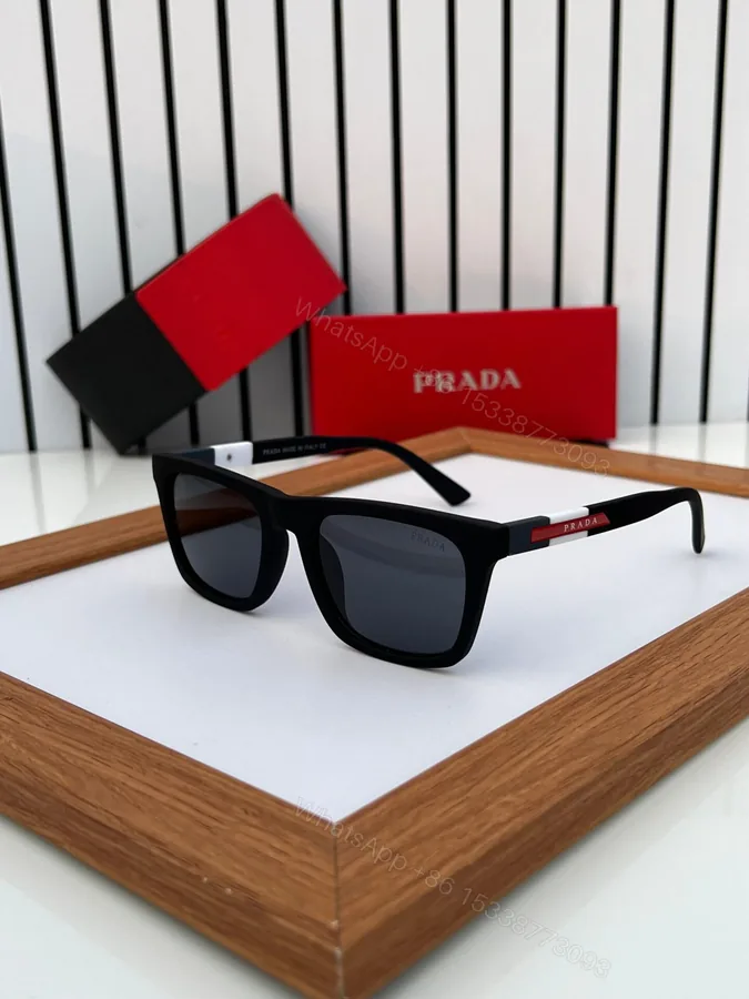 View 1 of Prada Sunglasses Black Grey