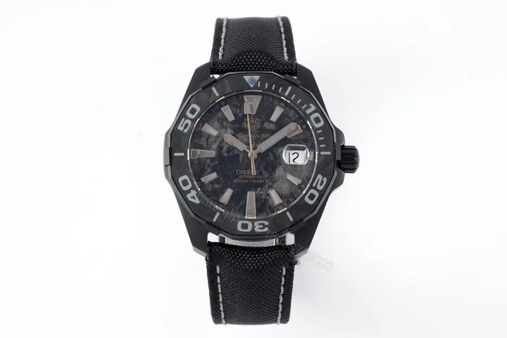 View 1 of Tag Heuer Super Series Watch – Black Dial, Black Strap, Casual and Formal Style, 100m Water Resistance