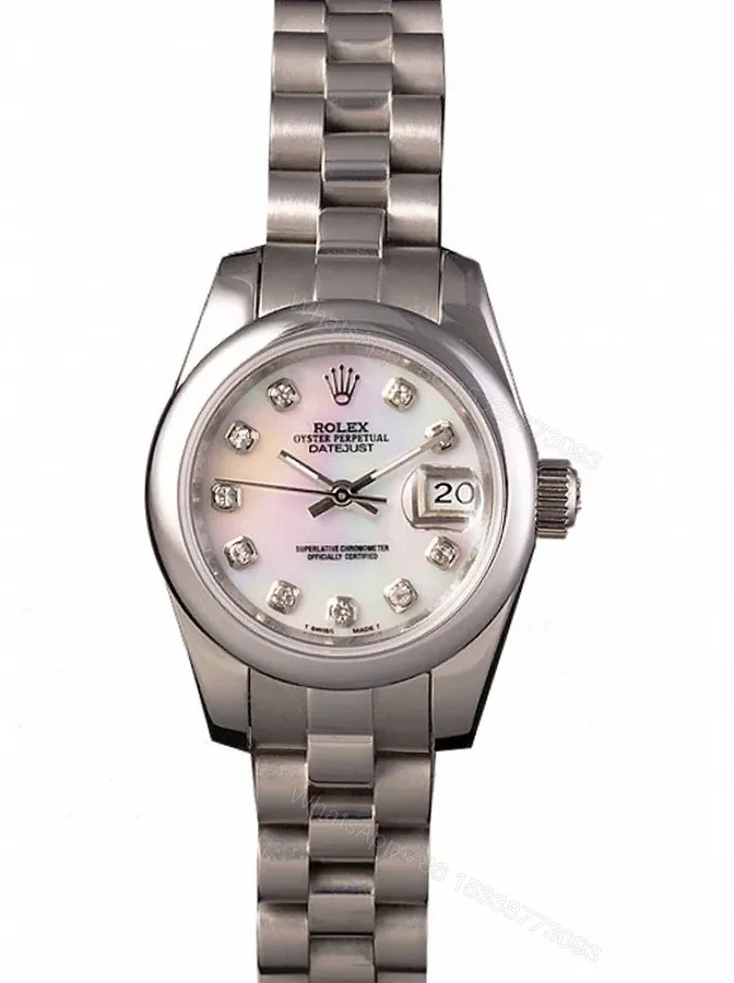 View 1 of Replica Rolex Datejust White Dial RL123 26 mm