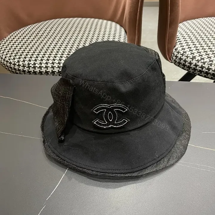 View 1 of Compact Signature Bucket Hat with Embroidered Emblem