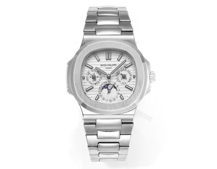 View 1 of Patek Philippe Silver Nautilus Watch