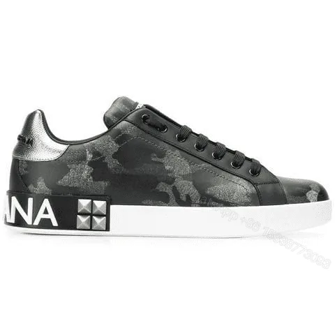 View 1 of DOLCE & GABBANA PRINTED LOW-TOP TRAINERS – DG10
