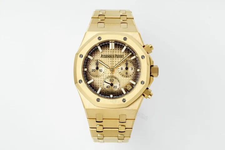 View 1 of Royal Oak Chrono 26240BA 41mm YG/YG Gold Dial APS SH4401 Super Clone