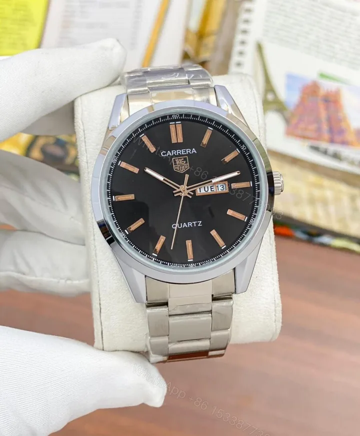 View 1 of Tag Heuer Carrera Caliber 5 Black Dial 41mm Quartz