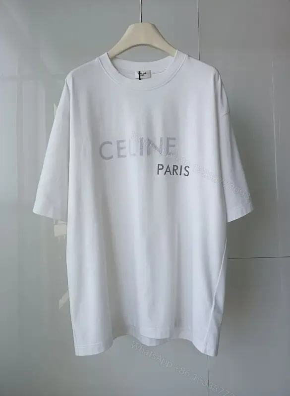 View 1 of Minimalist White Cotton Tee - Relaxed Luxe Comfort