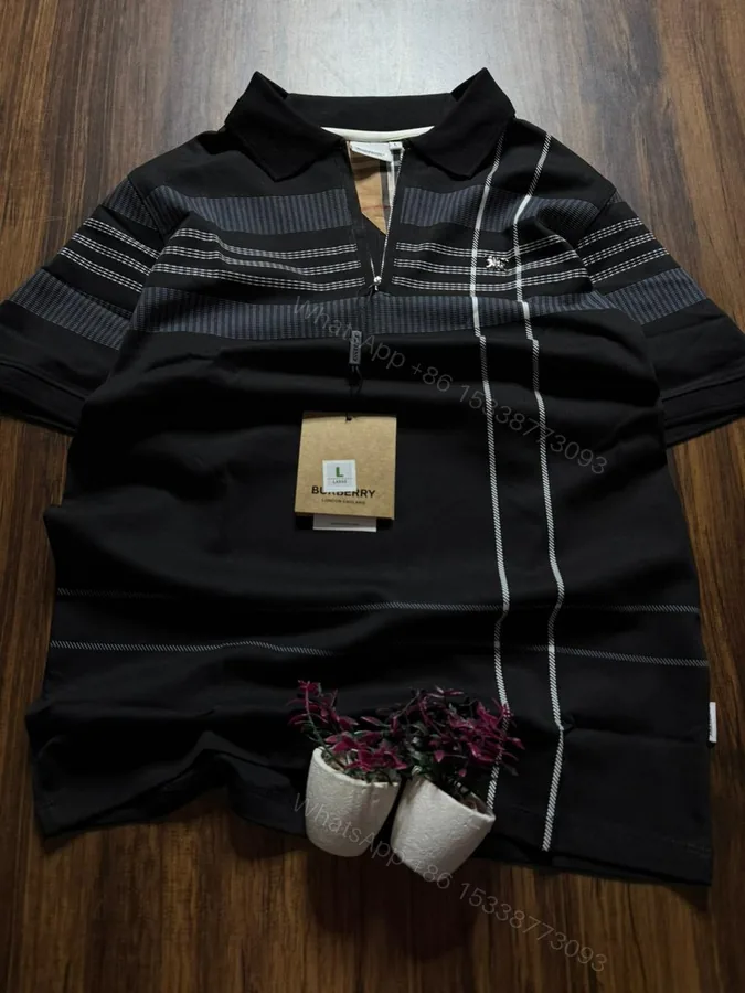 View 1 of FIRST COPY BURBERRY IMPORTED DESIGNER SUMMER COLLAR POLO T-SHIRT