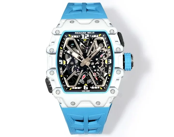 View 1 of Richard Mille RM35-03 Automatic Skeleton Watch Carbon NTPT Quartz Carbon Fiber 13.5MM Slim Case Integrated Movement Premium Edition RM35-03-CARB-AUTO-SK