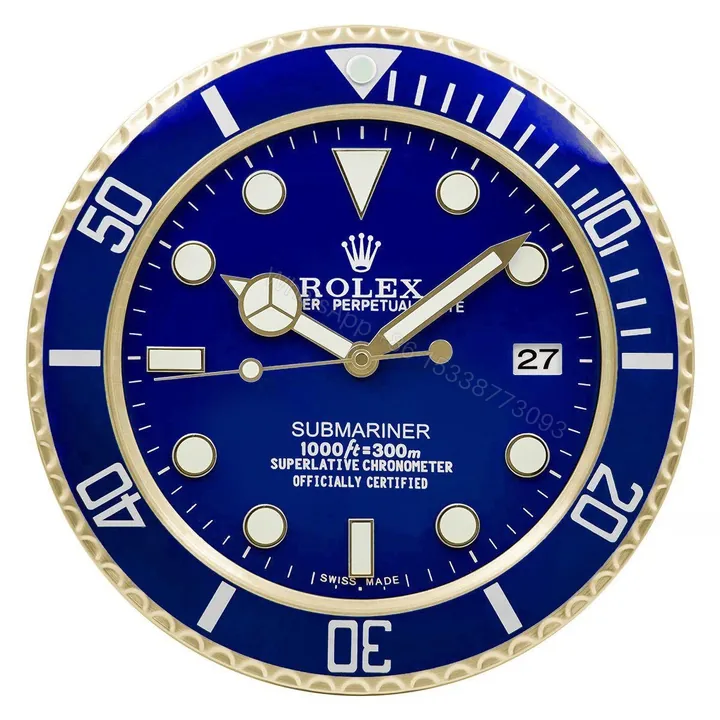 View 1 of ROLEX WALL CLOCK – SUBMARINER BLUESY