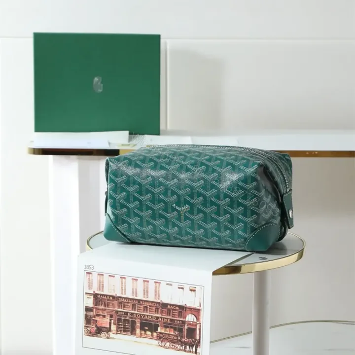 View 1 of 高仿Goyard*BOEING1旅行洗漱包化妝包綠色免檢版