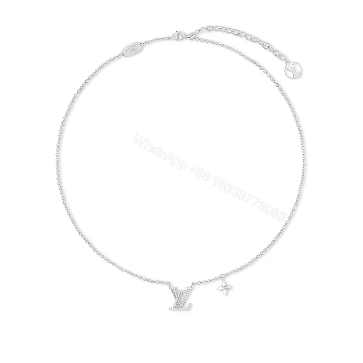 View 1 of Louis Vuitton Lv Iconic Enamel Necklace Silver M02751