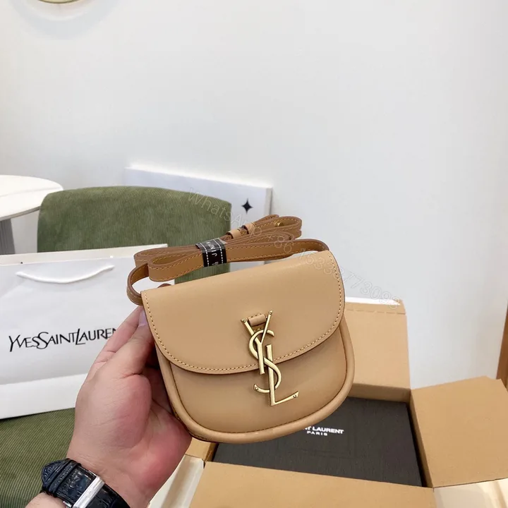 View 1 of Ysl Kaia Small Brown