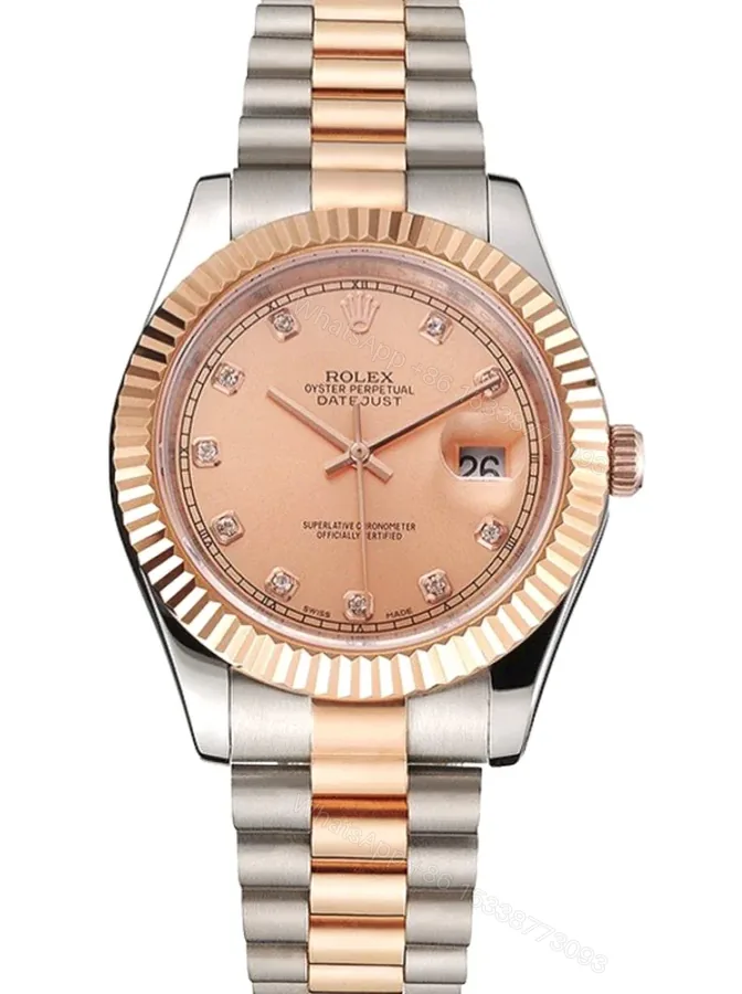 View 1 of Rolex Datejust Rose-Gold Dial REP016816 41 mm