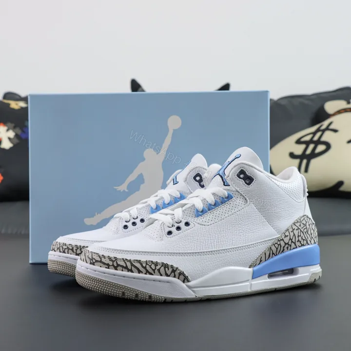 View 1 of AIR JORDAN 3 RETRO UNC(2020) Reps