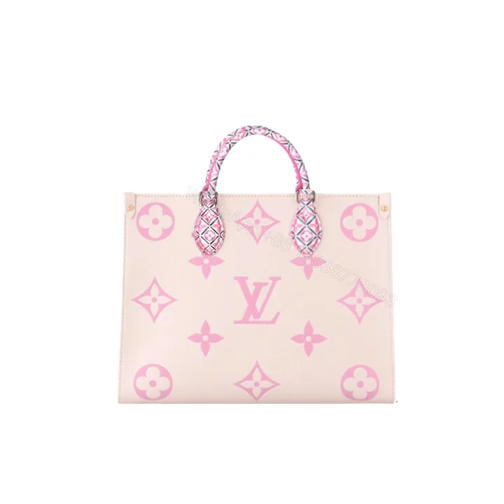 View 1 of LOUIS VUITTON BY THE POOL ON THE GO PM TOTE BAG PINK 34CM M22976
