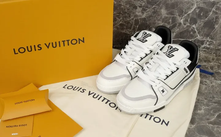 View 1 of White Leather High-Top Sneaker with Premium Comfort