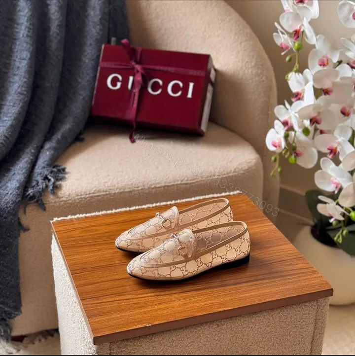 View 1 of First Copy Gucci Swarovski Loafers