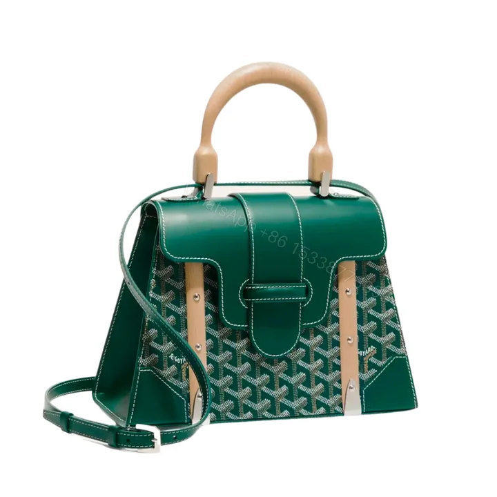 View 1 of GOYARD SAIGON PM BAG GREEN 20CM